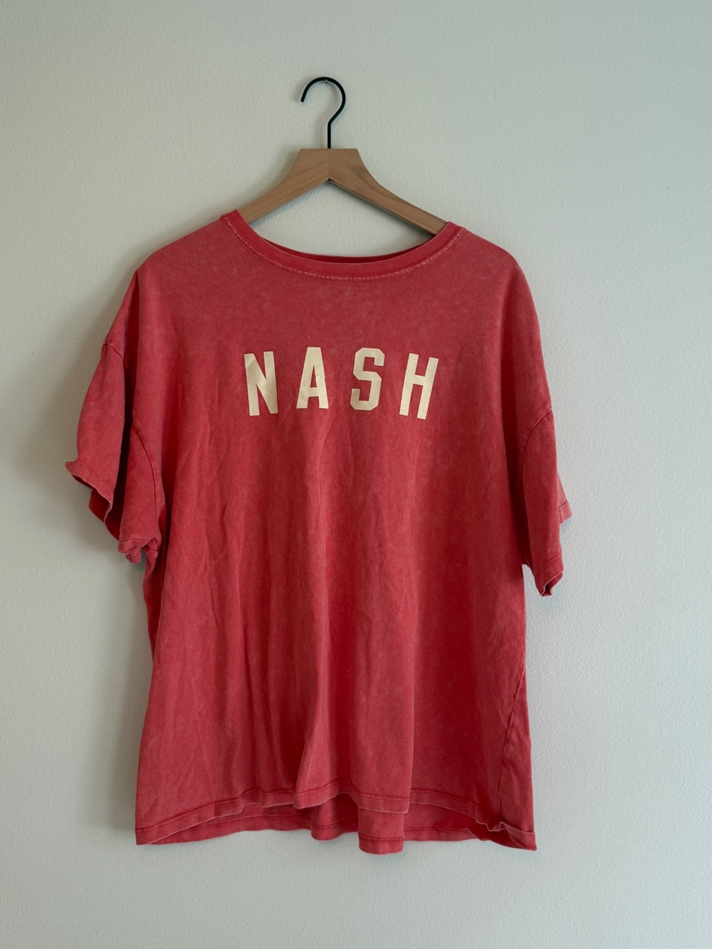 Red 'NASH' Graphic Tee